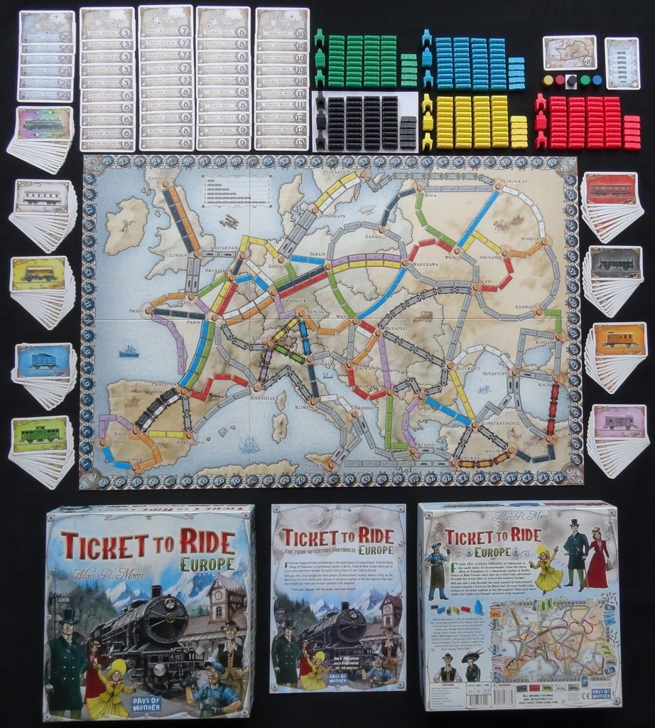 Review – Ticket to Ride: Europa, viajando pelo velho continente - Tábula  Quadrada - Board Games