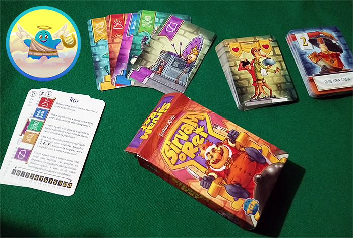 Sirvam o Rei - Um jogo de cartas de receitas, memória e dedução!